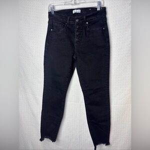 LOFT High Rise Black Jeans for Women
